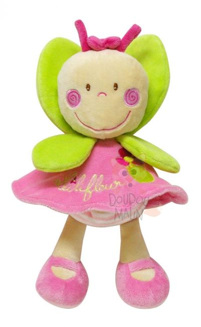  lilifleur butterfy baby comforter pink green 